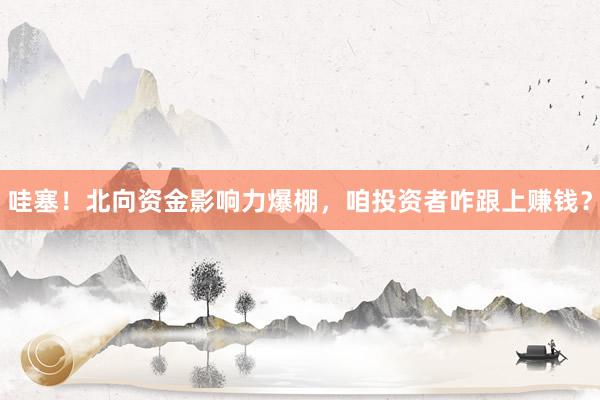 哇塞！北向资金影响力爆棚，咱投资者咋跟上赚钱？